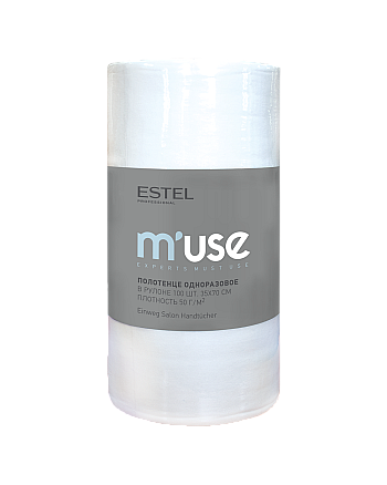Estel Professional M'USE - Полотенце одноразовое в рулоне спанлейс 35*70 см - hairs-russia.ru